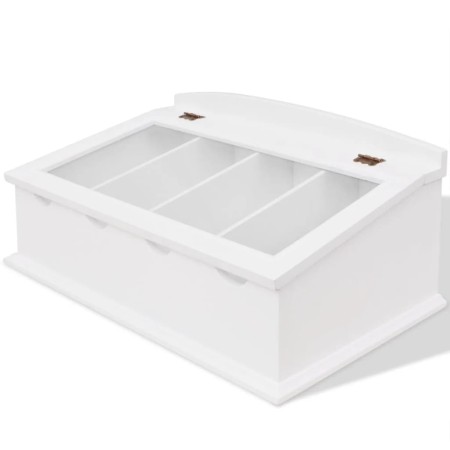 Cubertero estilo barroco MDF blanco von , Besteck- und Utensilienkästen - Ref: Foro24-242645, Preis: 71,03 €, Rabatt: %