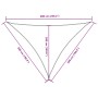 Toldo de vela triangular tela Oxford terracota 5x5x6 m von , Sonnenschirme - Ref: Foro24-135403, Preis: 49,16 €, Rabatt: %