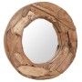 Espejo decorativo redondo teca 60 cm von , Spiegel - Ref: Foro24-244560, Preis: 135,51 €, Rabatt: -5%%