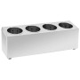Soporte para cubiertos 4 rejillas acero inoxidable rectangular von , Besteck- und Utensilienkästen - Ref: Foro24-51227, Preis...