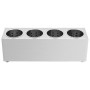 Soporte para cubiertos 4 rejillas acero inoxidable rectangular von , Besteck- und Utensilienkästen - Ref: Foro24-51227, Preis...