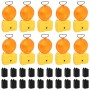 Luces de obra de construcción 10 uds con baterías 18x8x37 cm | Foro24.es | Tu tienda online para hogar, jardín y más Foro24.es