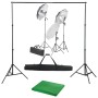 Kit de estudio fotográfico con set de luces y fondo | Foro24.es | Tu tienda online para hogar, jardín y más Foro24.es
