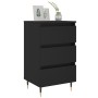Mesitas de noche 2 uds madera de ingeniería negro 40x35x69 cm | Foro24.es | Tu tienda online para hogar, jardín y más Foro24.es