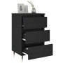 Mesitas de noche 2 uds madera de ingeniería negro 40x35x69 cm | Foro24.es | Tu tienda online para hogar, jardín y más Foro24.es