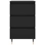 Mesitas de noche 2 uds madera de ingeniería negro 40x35x69 cm | Foro24.es | Tu tienda online para hogar, jardín y más Foro24.es