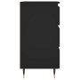 Mesitas de noche 2 uds madera de ingeniería negro 40x35x69 cm | Foro24.es | Tu tienda online para hogar, jardín y más Foro24.es
