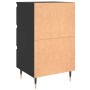 Mesitas de noche 2 uds madera de ingeniería negro 40x35x69 cm | Foro24.es | Tu tienda online para hogar, jardín y más Foro24.es