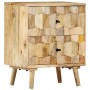 Mesita de noche de madera maciza de mango 40x30x50 cm | Foro24.es | Tu tienda online para hogar, jardín y más Foro24.es