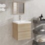 Armario de baño con espejo madera de ingeniería roble Sonoma von , Badezimmermöbel - Ref: Foro24-804866, Preis: 65,30 €, Raba...