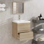 Armario de baño con espejo madera de ingeniería roble Sonoma von , Badezimmermöbel - Ref: Foro24-804866, Preis: 65,30 €, Raba...