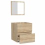 Armario de baño con espejo madera de ingeniería roble Sonoma von , Badezimmermöbel - Ref: Foro24-804866, Preis: 65,30 €, Raba...