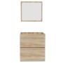 Armario de baño con espejo madera de ingeniería roble Sonoma von , Badezimmermöbel - Ref: Foro24-804866, Preis: 65,30 €, Raba...