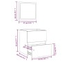Armario de baño con espejo madera de ingeniería roble Sonoma von , Badezimmermöbel - Ref: Foro24-804866, Preis: 65,30 €, Raba...