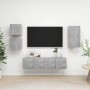 Set de muebles de salón 5 pzas madera ingeniería gris hormigón von , TV-Möbel - Ref: Foro24-3079115, Preis: 129,37 €, Rabatt: %