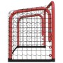 Portería hockey y red acero y poliéster rojo y negro 68x32x47cm de , Porterías de hockey - Ref: Foro24-93740, Precio: 46,81 €...