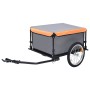 Remolque para bicicletas gris y naranja 65 kg von , Fahrradanhänger - Ref: Foro24-92591, Preis: 155,84 €, Rabatt: %