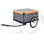 Remolque para bicicletas gris y naranja 65 kg von , Fahrradanhänger - Ref: Foro24-92591, Preis: 155,84 €, Rabatt: %