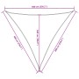 Toldo de vela triangular tela Oxford gris taupe 6x6x6 m von , Sonnenschirme - Ref: Foro24-135460, Preis: 52,10 €, Rabatt: %
