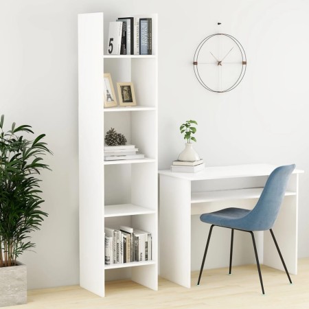 Estantería librería madera contrachapada blanco 40x35x180 cm by , Bookcases and shelves - Ref: Foro24-803398, Price: 69,53 €,...
