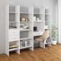 Estantería librería madera contrachapada blanco 40x35x180 cm by , Bookcases and shelves - Ref: Foro24-803398, Price: 69,53 €,...