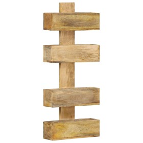 Revistero de pared madera maciza de mango 30x11x72 cm by , Bookcases and shelves - Ref: Foro24-286466, Price: 79,40 €, Discou...