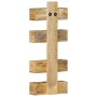 Revistero de pared madera maciza de mango 30x11x72 cm by , Bookcases and shelves - Ref: Foro24-286466, Price: 79,40 €, Discou...