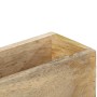 Revistero de pared madera maciza de mango 30x11x72 cm by , Bookcases and shelves - Ref: Foro24-286466, Price: 79,40 €, Discou...