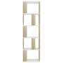 Estantería/divisor espacios blanco y roble sonoma 45x24x159 cm by , Bookcases and shelves - Ref: Foro24-800113, Price: 69,74 ...