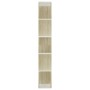 Estantería/divisor espacios blanco y roble sonoma 45x24x159 cm by , Bookcases and shelves - Ref: Foro24-800113, Price: 69,74 ...