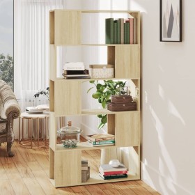 Librería separador contrachapada roble Sonoma 80x24x155 cm by , Bookcases and shelves - Ref: Foro24-809146, Price: 80,76 €, D...