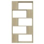 Librería separador contrachapada roble Sonoma 80x24x155 cm by , Bookcases and shelves - Ref: Foro24-809146, Price: 80,76 €, D...