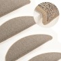 Alfombras de peldaños escalera 15 uds gris y marrón 65x21x4 cm von , Treppenmatten - Ref: Foro24-149855, Preis: 70,99 €, Raba...