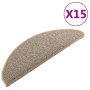 Alfombras de peldaños escalera 15 uds gris y marrón 65x21x4 cm von , Treppenmatten - Ref: Foro24-149855, Preis: 70,99 €, Raba...