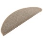 Alfombras de peldaños escalera 15 uds gris y marrón 65x21x4 cm von , Treppenmatten - Ref: Foro24-149855, Preis: 70,99 €, Raba...