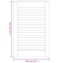 Puerta de armario de lamas madera de pino maciza 61,5x39,4 cm | Foro24.es | Tu tienda online para hogar, jardín y más Foro24.es
