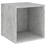 Set de muebles de salón 3 pzas madera ingeniería gris hormigón | Foro24.es | Tu tienda online para hogar, jardín y más Foro24.es