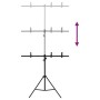 Soporte para fondos en forma de T negro 91x60x(70-200) cm by , studio montages - Ref: Foro24-190251, Price: 29,48 €, Discount: %