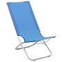 Sillas de playa plegables 2 unidades tela azul de , Sillas de jardín - Ref: Foro24-310374, Precio: 82,33 €, Descuento: %