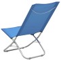 Sillas de playa plegables 2 unidades tela azul de , Sillas de jardín - Ref: Foro24-310374, Precio: 82,33 €, Descuento: %