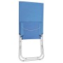 Sillas de playa plegables 2 unidades tela azul de , Sillas de jardín - Ref: Foro24-310374, Precio: 82,33 €, Descuento: %