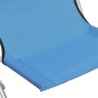 Sillas de playa plegables 2 unidades tela azul de , Sillas de jardín - Ref: Foro24-310374, Precio: 82,33 €, Descuento: %