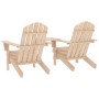 Sillas de jardín Adirondack con mesita madera maciza de abeto von , Gartenstühle - Ref: Foro24-315892, Preis: 147,23 €, Rabat...