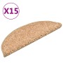 Alfombras de peldaños de escalera 15 uds dorado 56x17x3 cm by , Stair mats - Ref: Foro24-322378, Price: 82,57 €, Discount: %