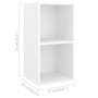 Muebles de salón de pared 4 piezas madera de ingeniería blanco von , TV-Möbel - Ref: Foro24-3079871, Preis: 136,49 €, Rabatt:...