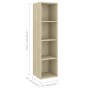 Muebles de salón de pared 4 pzas madera ingeniería roble Sonoma von , TV-Möbel - Ref: Foro24-3079892, Preis: 234,80 €, Rabatt...