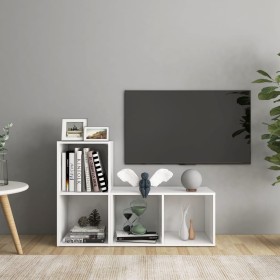 Muebles de salón 2 pzas madera ingeniería blanco 72x35x36,5 cm von , TV-Möbel - Ref: Foro24-3079943, Preis: 70,57 €, Rabatt: ...