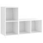 Muebles de salón 2 pzas madera ingeniería blanco 72x35x36,5 cm von , TV-Möbel - Ref: Foro24-3079943, Preis: 70,57 €, Rabatt: %