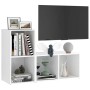 Muebles de salón 2 pzas madera ingeniería blanco 72x35x36,5 cm von , TV-Möbel - Ref: Foro24-3079943, Preis: 70,57 €, Rabatt: %