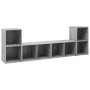 Muebles de salón 4 pzas madera ingeniería gris hormigón | Foro24.es | Tu tienda online para hogar, jardín y más Foro24.es